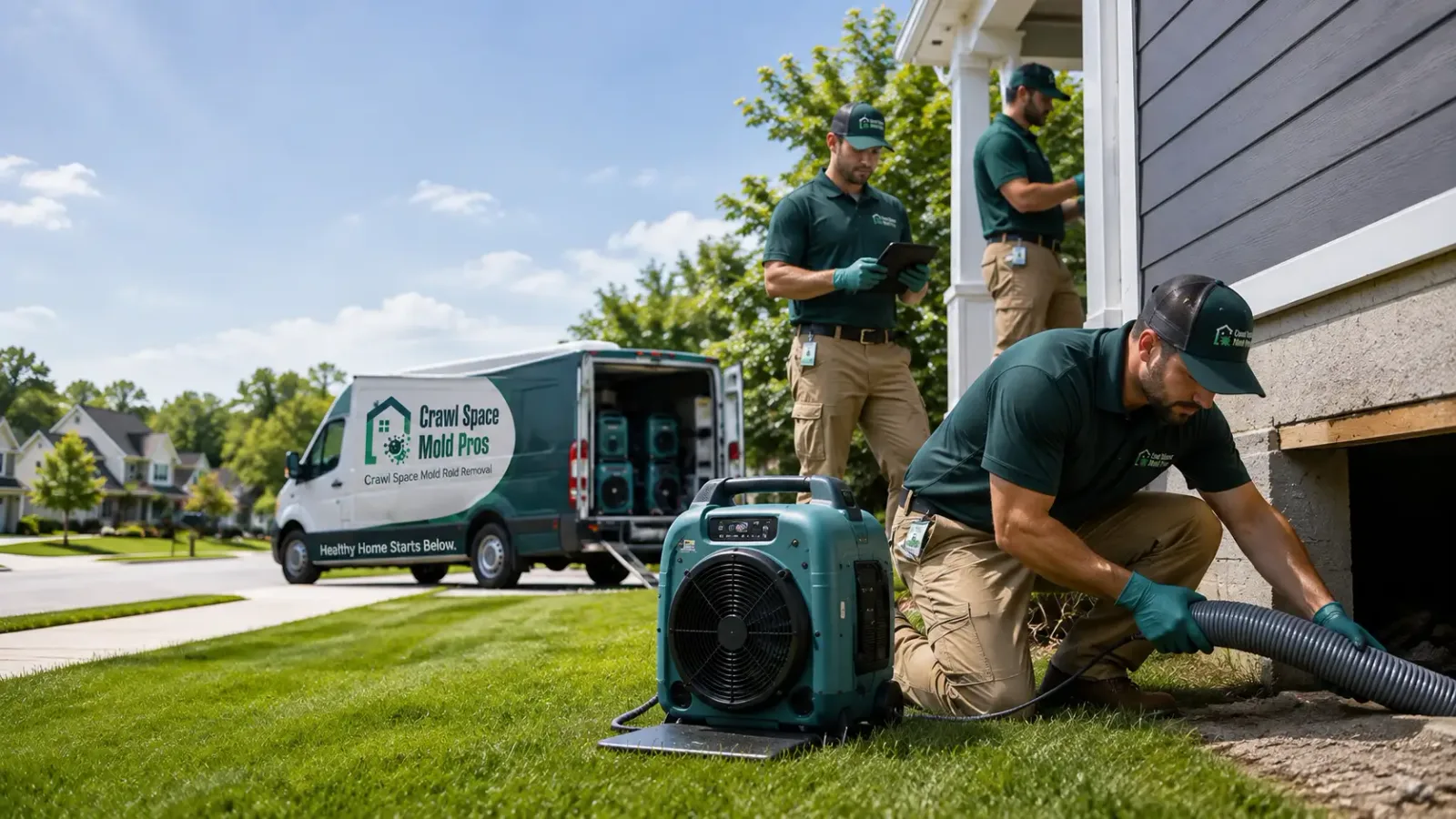 Crawl Space Mold Removal in Hubbardston, MI